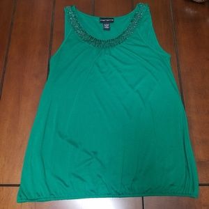 Beaded Green Top